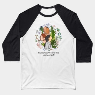 embrace equity international women's day 2023 Baseball T-Shirt